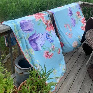 Johnny Was MATCHING brand new Grace Bright beach blanket AND beach towel!